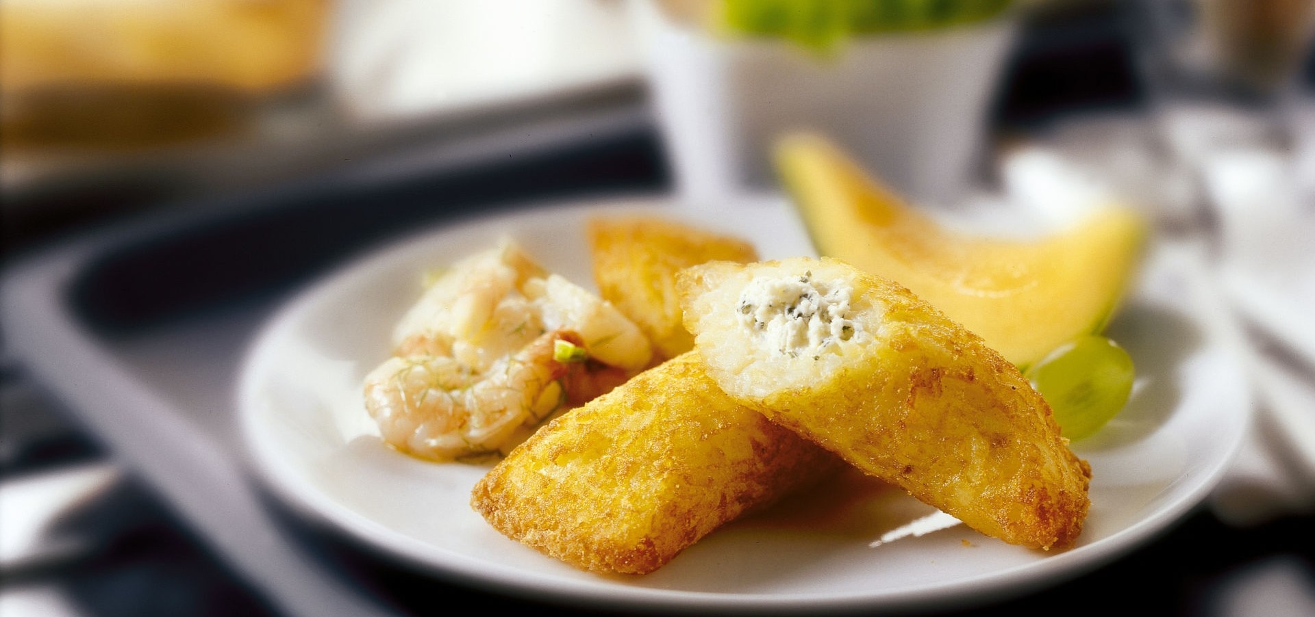 Kartoffeltaschen Frischkäse-Kräuter