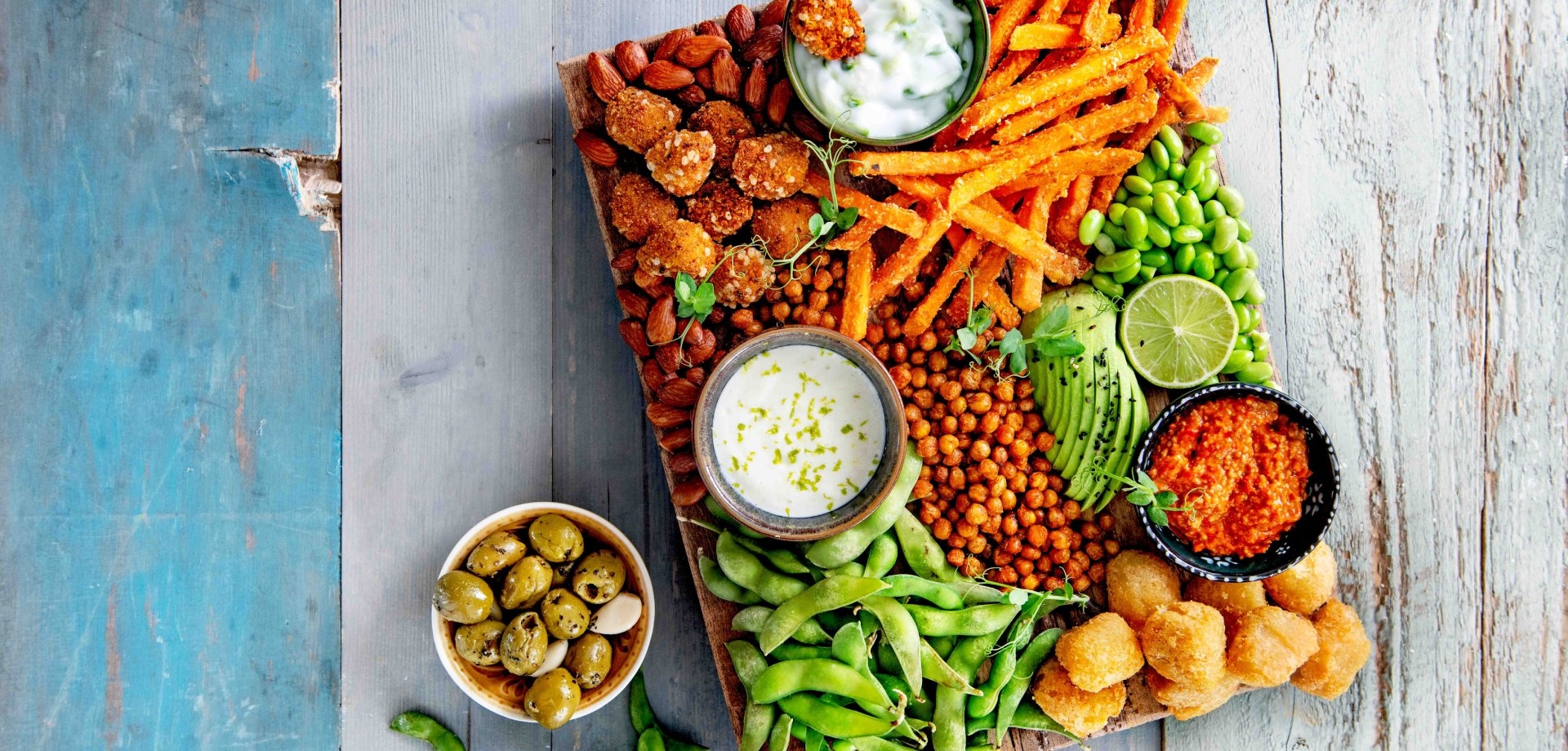 snack platte 100procent pflanzlich
