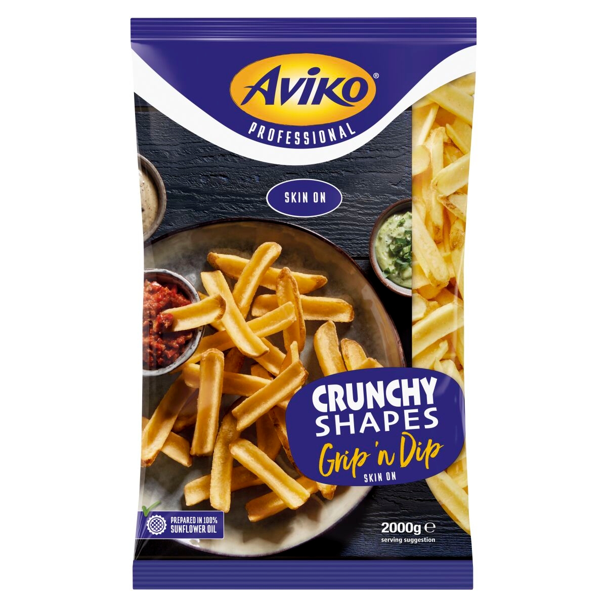 packshot aviko grip n dip skin on