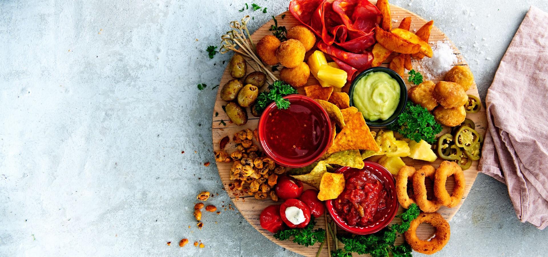 Snack-Platte Himmlisch heiß