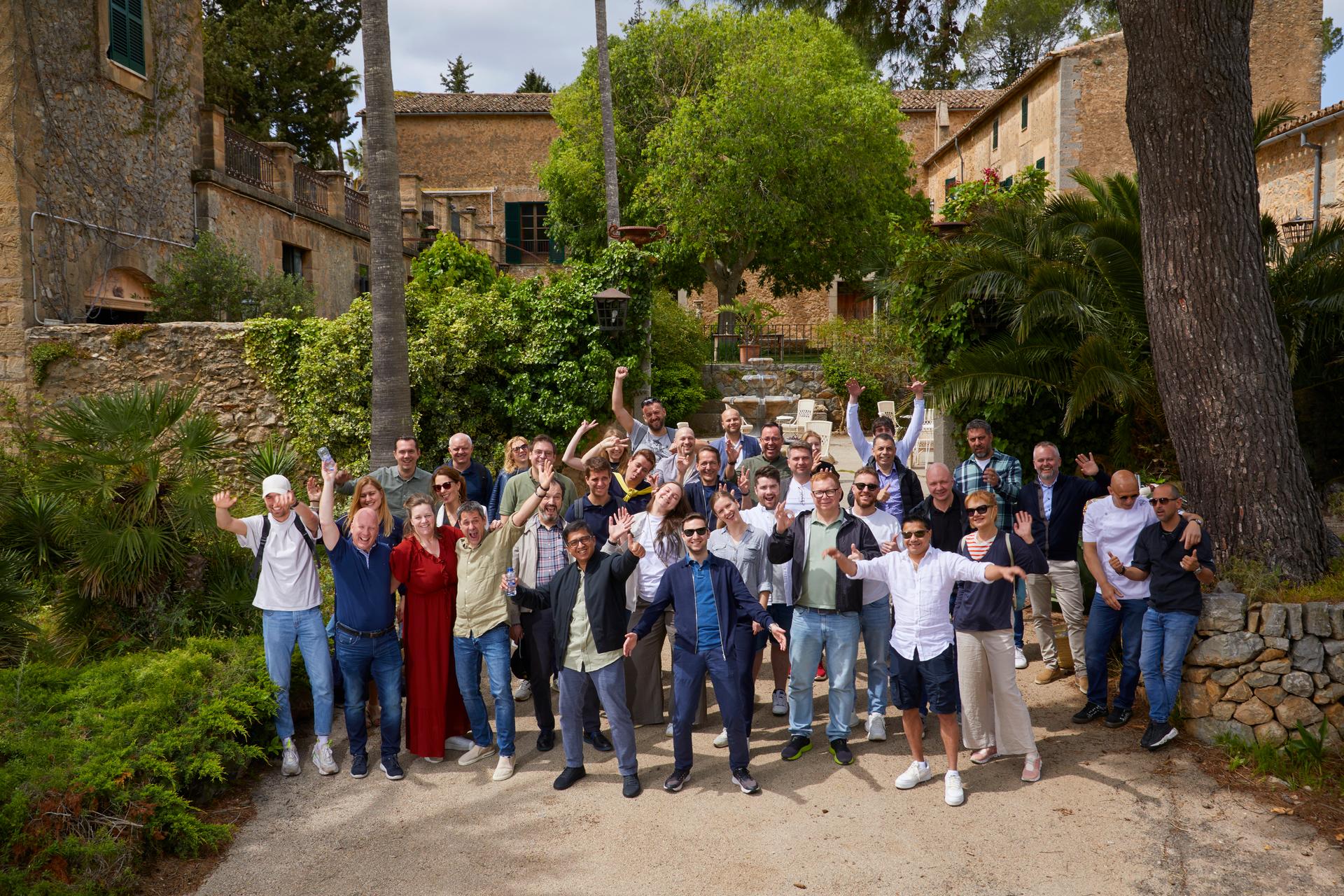 gruppenfoto matsrechef mallorca event 2024