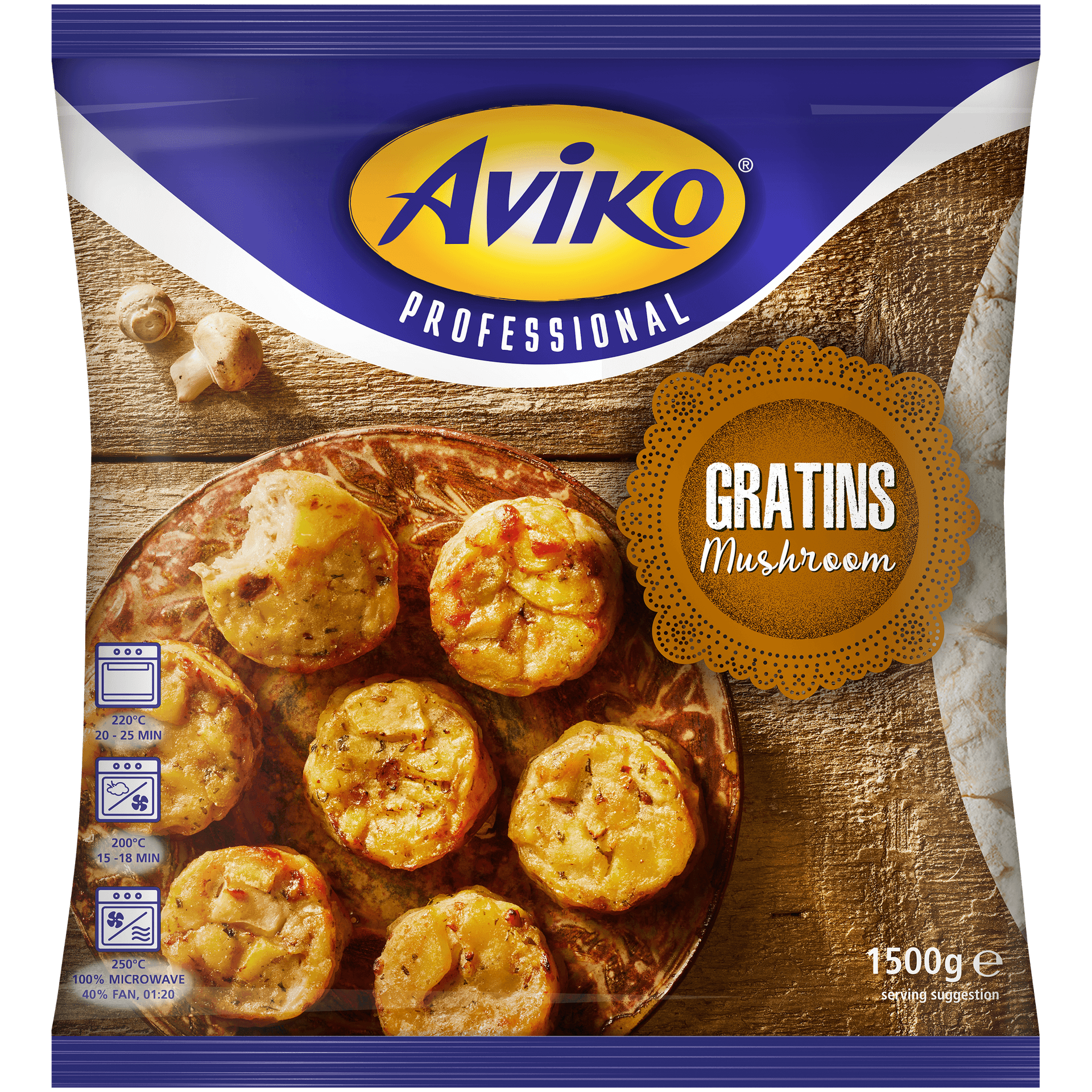 Packshot Steinpilz Mini gratin