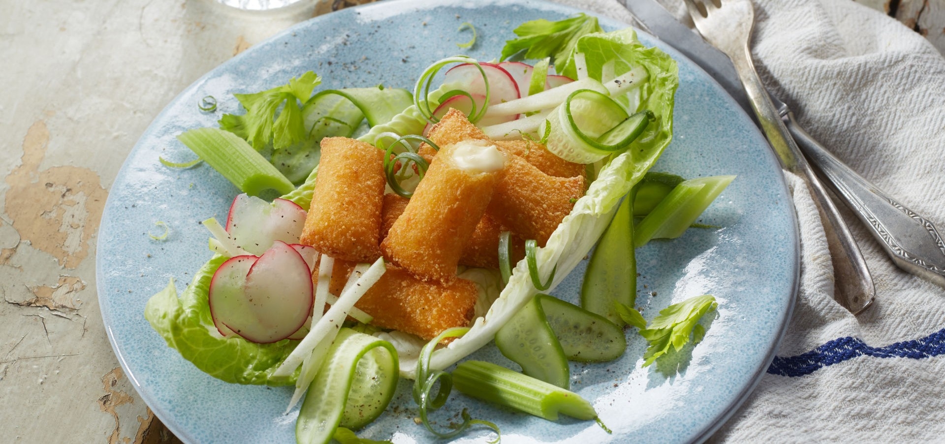 Gefüllte Kartoffeltaschen-Gouda