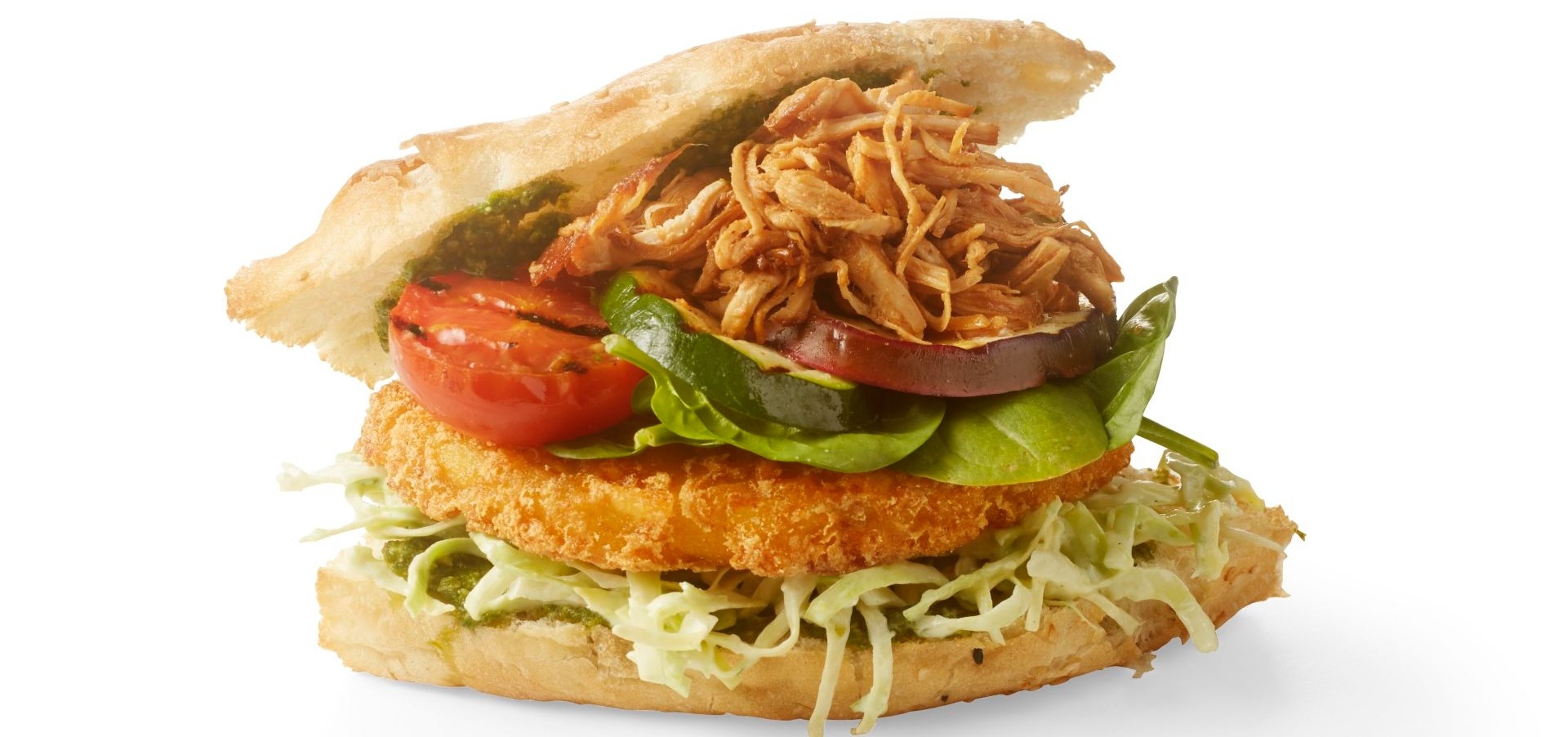 Aviko recipe Pulled Turkey-Kebap mit Teller-Rösti und Grillgemüse