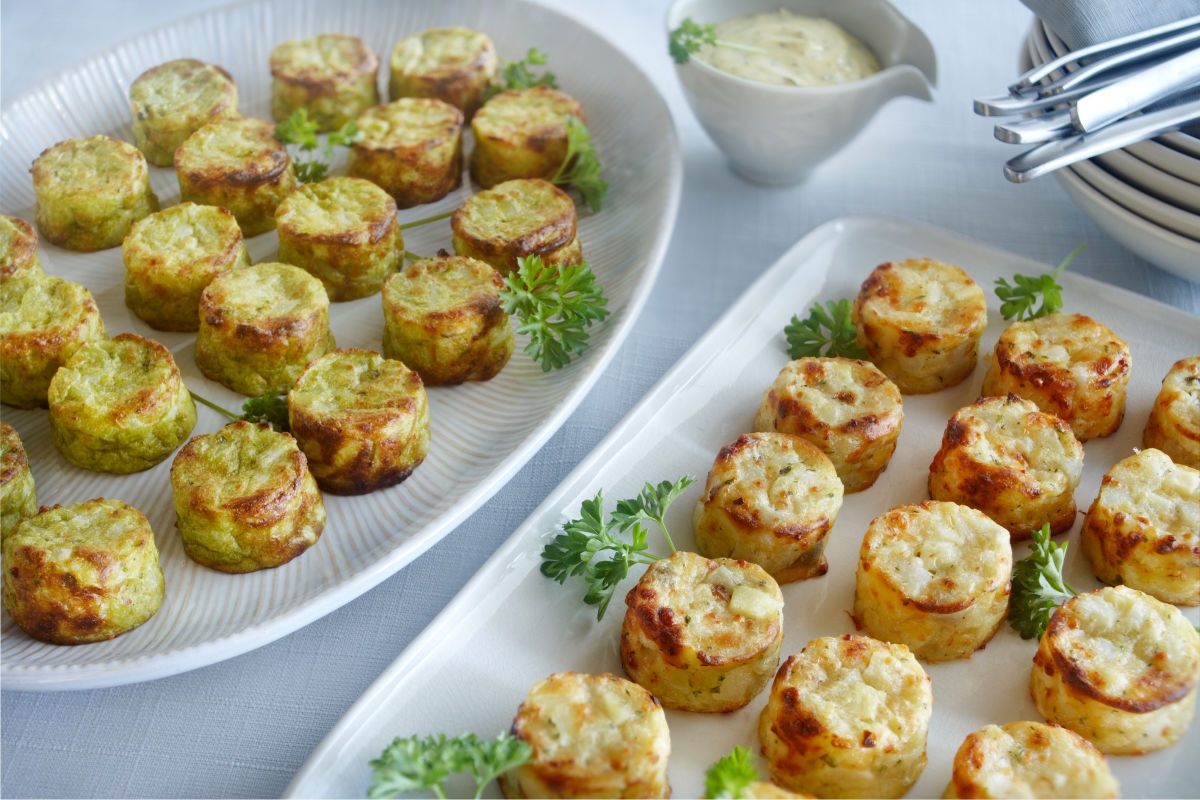 Aviko Mini Gratins auf Catering Buffet angerichtet