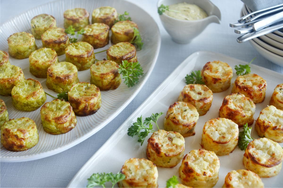 Aviko Mini Gratins auf Catering Buffet angerichtet