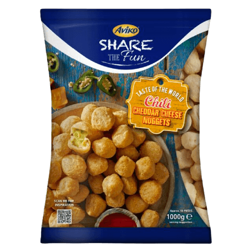 807193-Aviko Chili Cheddar Käse Nuggets 1000g-packshot
