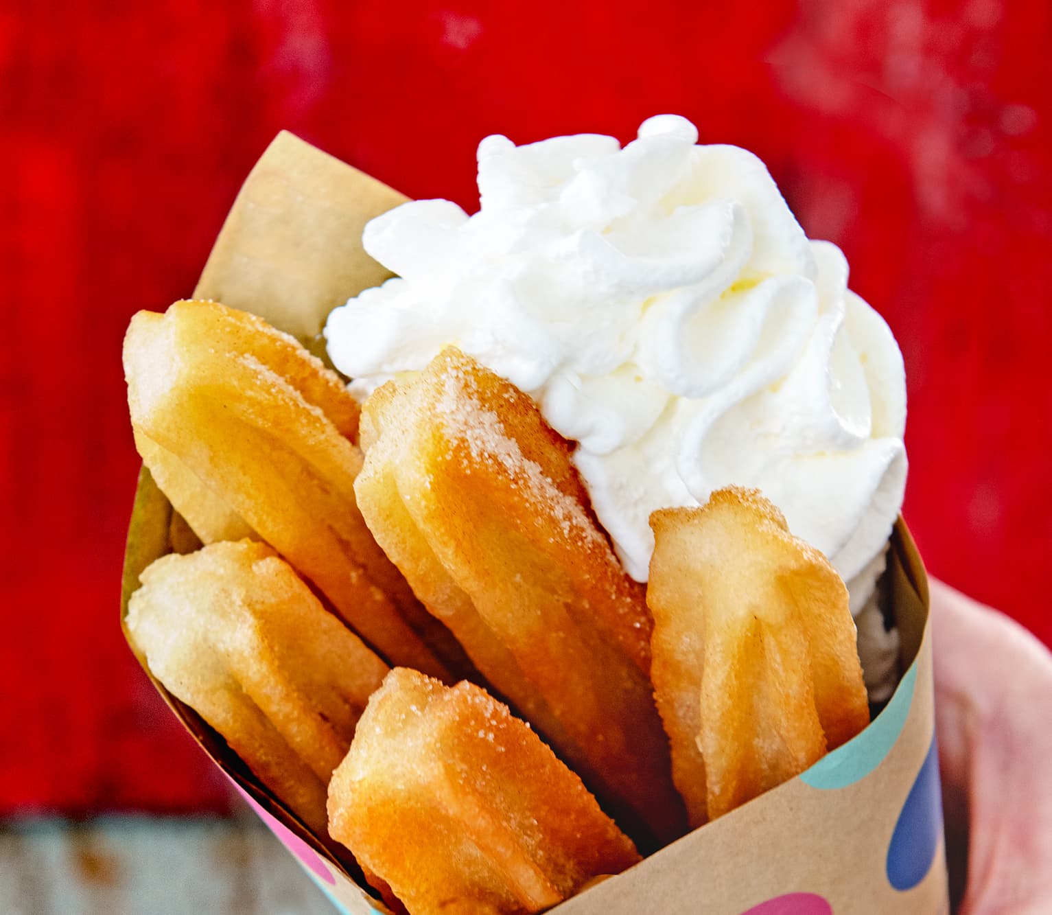 churros-with-whipped-cream