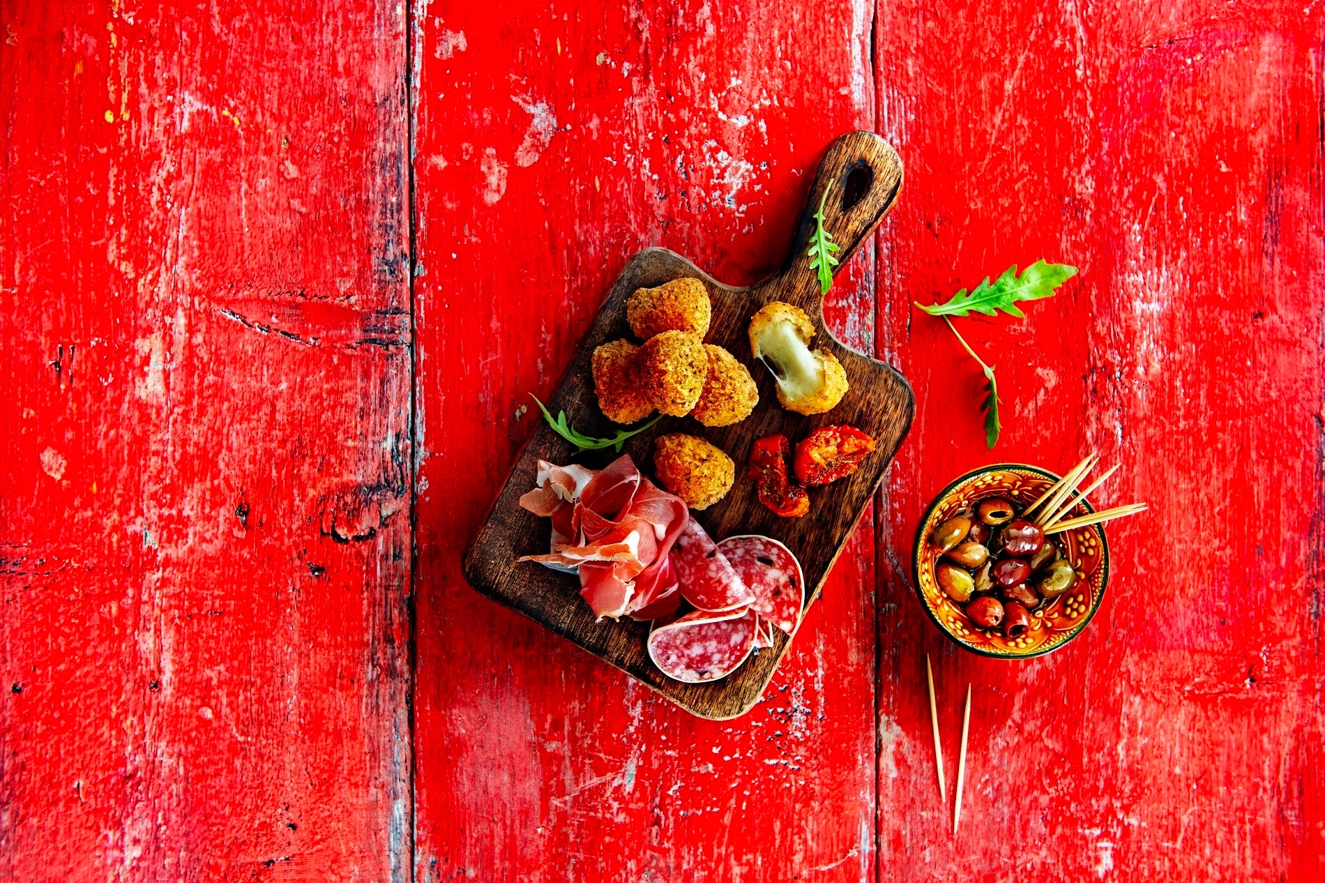 serviervorschlag mozzarella bites