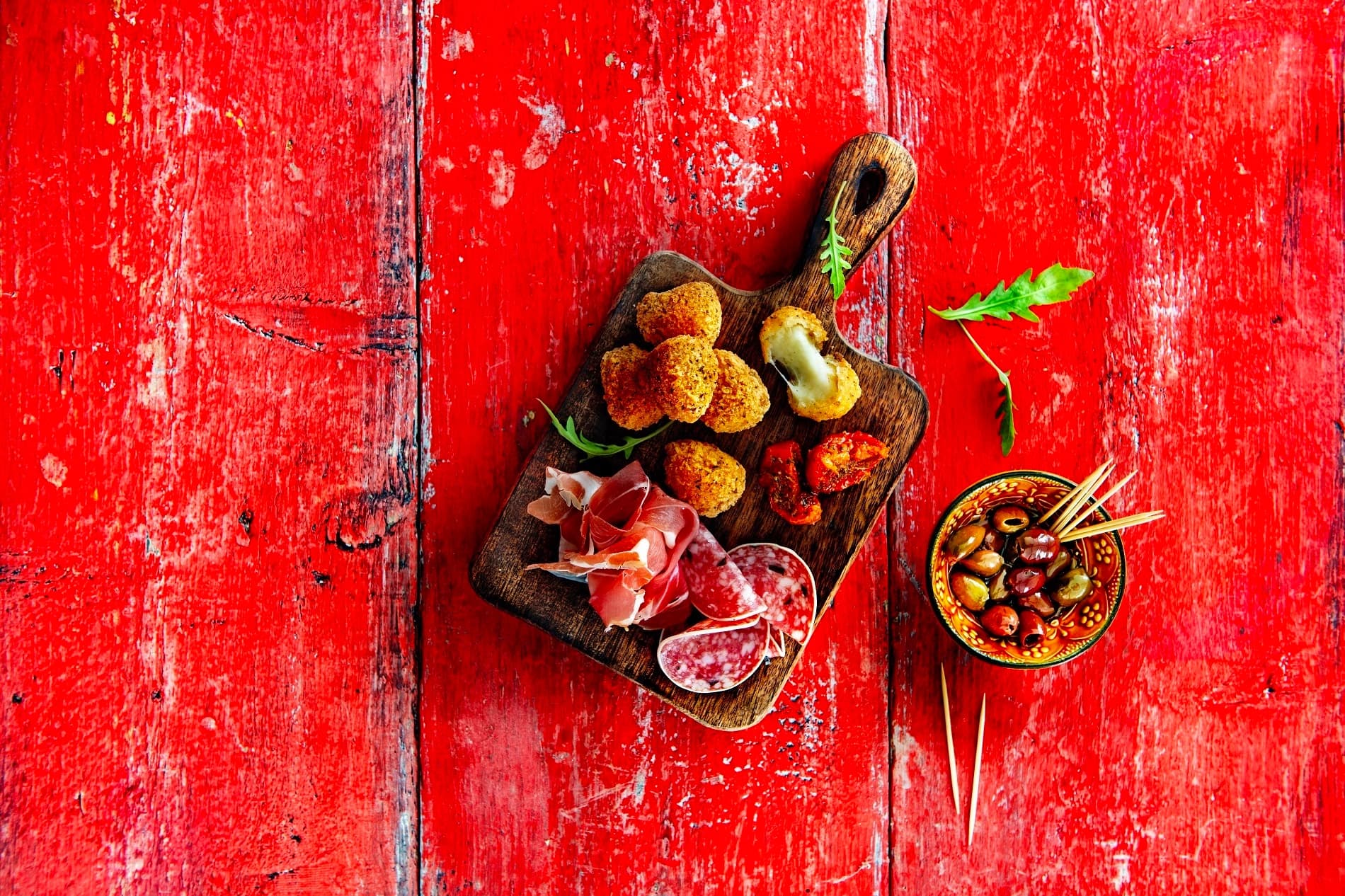 serviervorschlag mozzarella bites